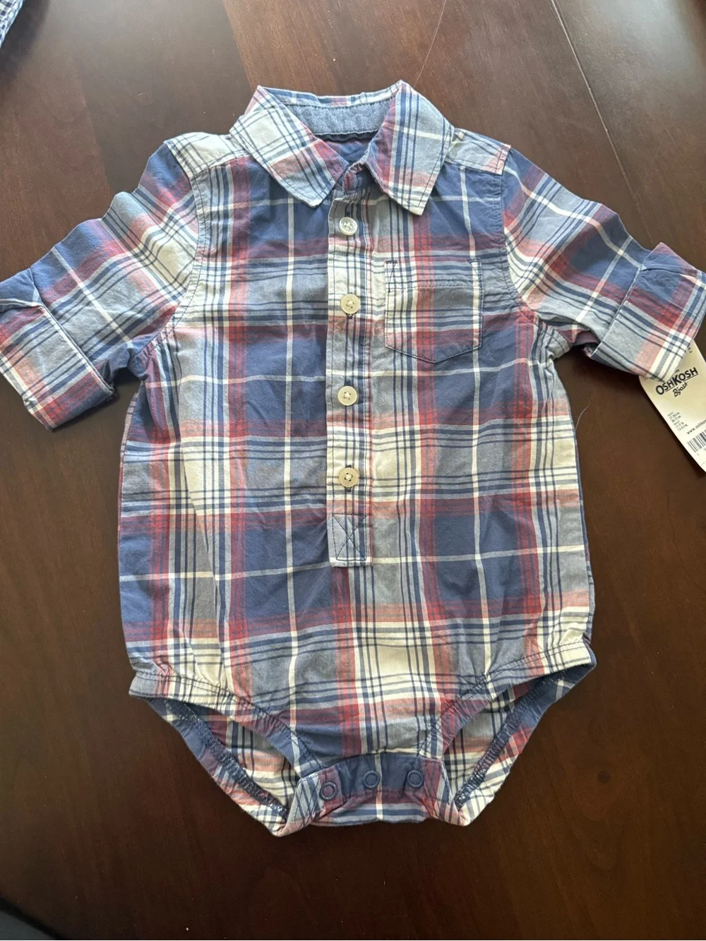 Baby Boy 9M ‎baby bgosh one piece button up shirts